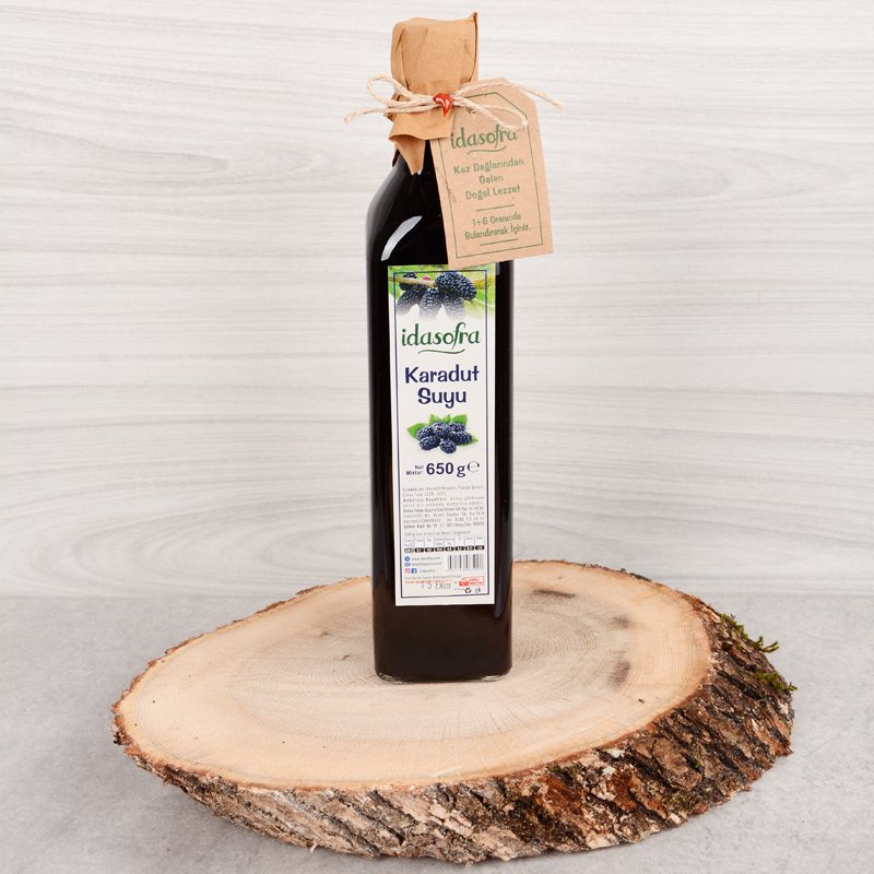 Karadut Suyu (650 ml) Cam Şişe